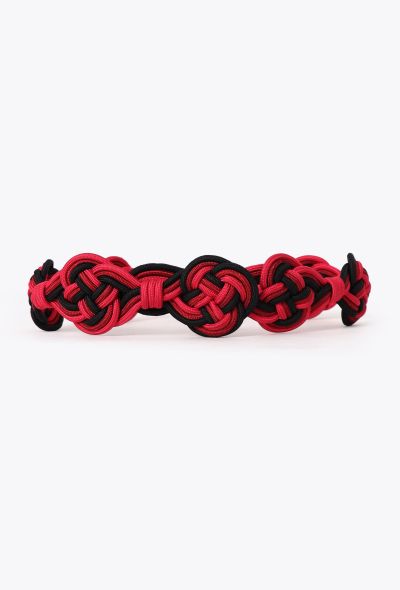 Saint Laurent Vintage Woven Silk Belt - 1 Saint Laurent Vintage Woven Silk Belt - 1