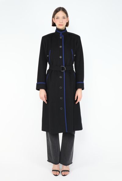 Saint Laurent 1976 Belted Military Coat - 1
