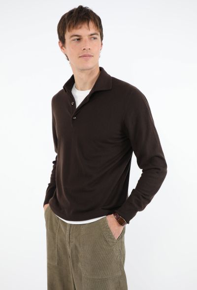 Loro Piana Baby Cashmere Polo Sweater - 2