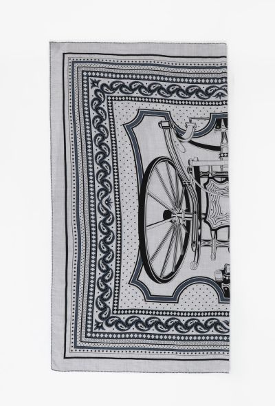 Hermès 2025 'Les Roues de Phaéton' Cashmere Shawl 140cm - 2