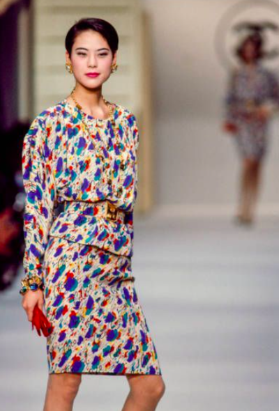 Chanel COLLECTOR S/S 1986 'Coco' Silk Dress - 2