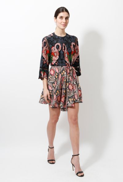                             Spring 2015 Abstract Floral Dress - 1