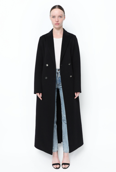                             Double-Breasted Wool Coat - 1