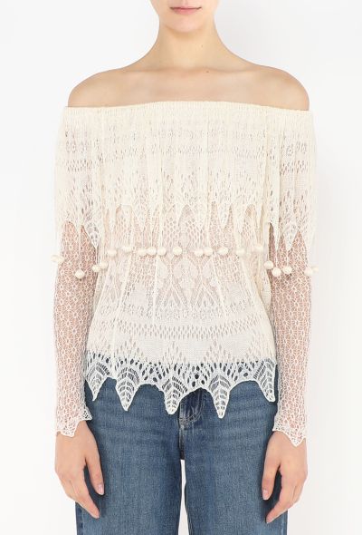 Alexander McQueen S/S 2017 Crochet Bobbled Top - 1