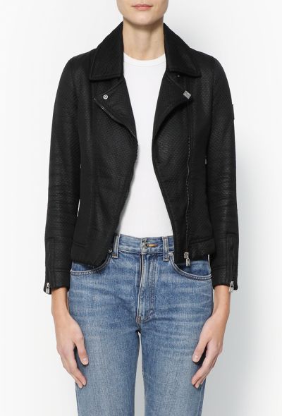 Chanel Quilted 'CC' Biker Jacket - 1