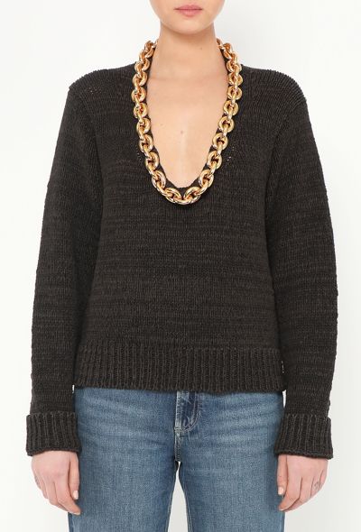 Bottega Veneta F/W 2019 Chainlink Knit Sweater - 1 Bottega Veneta F/W 2019 Chainlink Knit Sweater - 1