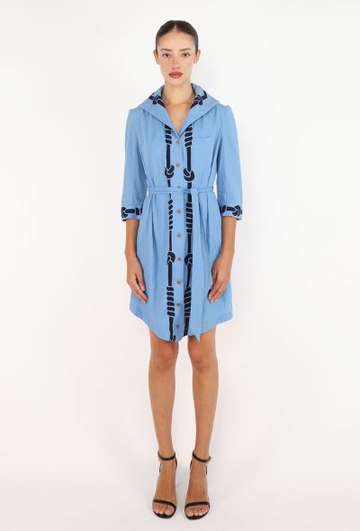 Vivienne Westwood 'Tied to the Mast' Graphic Shirt Dress, 1998 - 1