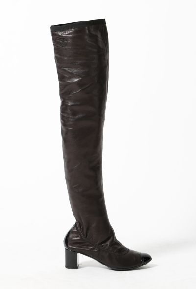                                         Fitted Knee High Boots -1