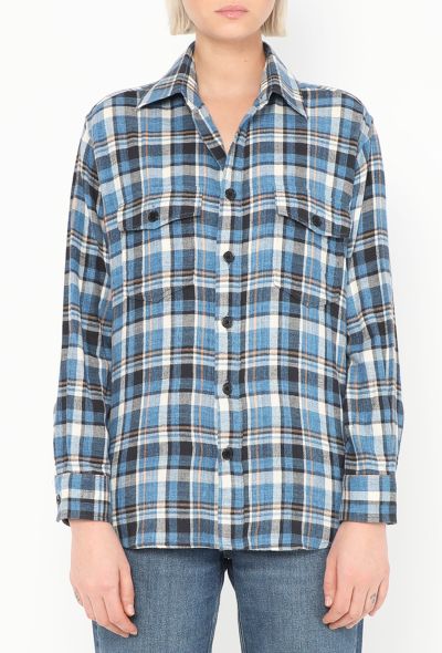 Saint Laurent S/S 2016 Flannel Shirt - 1 Saint Laurent S/S 2016 Flannel Shirt - 1