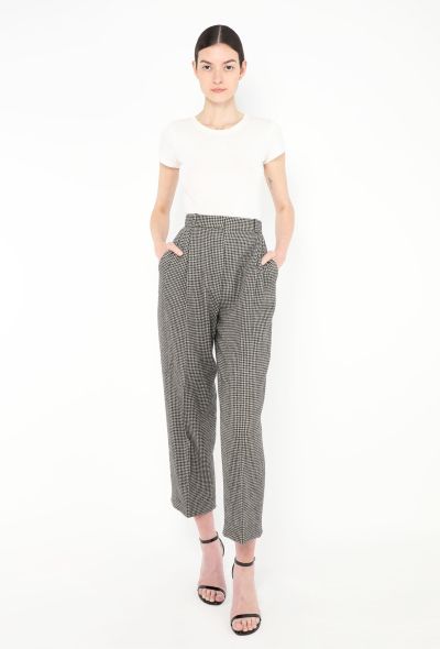 The Row Nica Houndstooth Camel Hair Trousers - 2 The Row Nica Houndstooth Camel Hair Trousers - 2