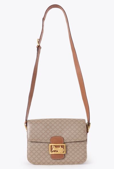 Céline Vintage Macadam Calèche Bag - 1 Céline Vintage Macadam Calèche Bag - 1