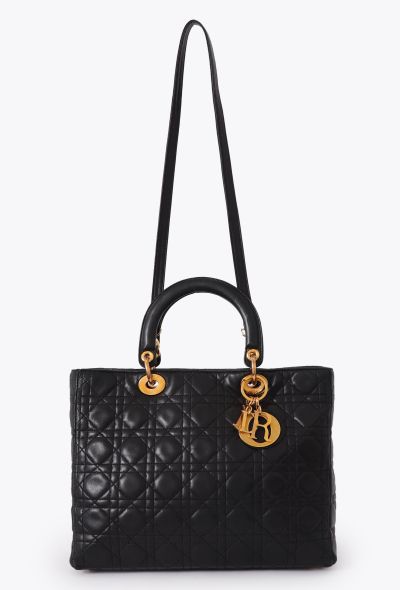 Dior Black Cannage Large Lady Dior - 2 Dior Black Cannage Large Lady Dior - 2