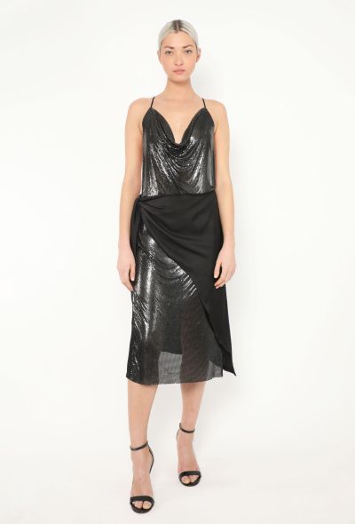 Paco Rabanne 2019 Draped Metallic Mesh Dress - 1 Paco Rabanne 2019 Draped Metallic Mesh Dress - 1