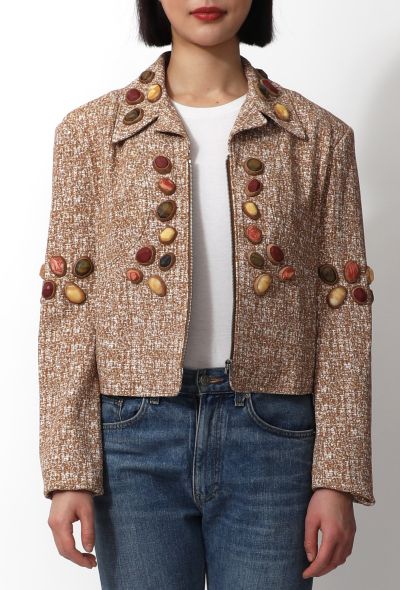 Chloé S/S 2019 Stone Embellished Jacket - 1