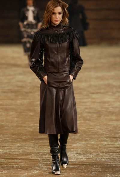 Chanel Pre-Fall 2014 Paris-Dallas Gilded Boots - 2