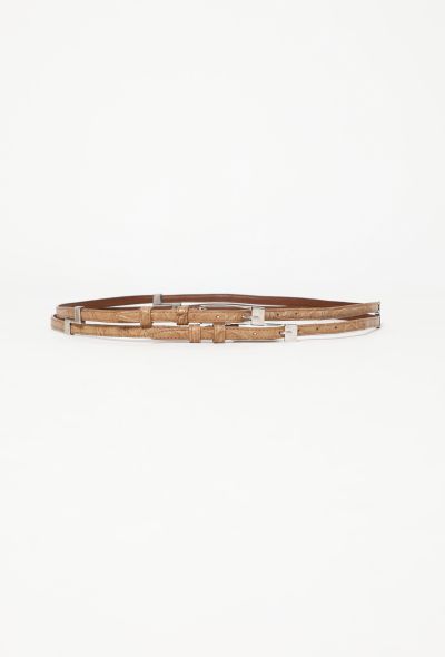 Balenciaga Alligator Layered Belt - 1 Balenciaga Alligator Layered Belt - 1