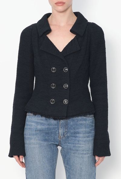Chanel Resort 2013 Notched Bouclé Jacket - 1 Chanel Resort 2013 Notched Bouclé Jacket - 1