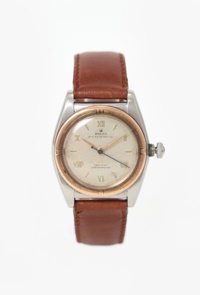 Rolex RARE 1950s Oyster Perpetual Bubble Back Watch - 1