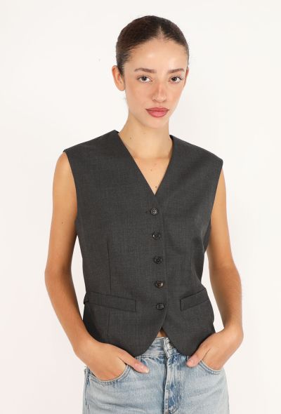 The Row Vega Anthracite Vest, F/W 2020 - 1