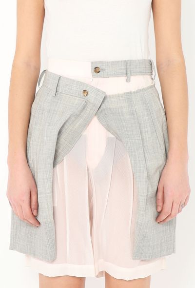 Comme des Garçons Deconstructed Layered Chiffon Shorts - 2 Comme des Garçons Deconstructed Layered Chiffon Shorts - 2