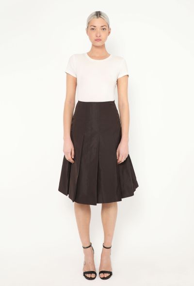Prada S/S 2001 Pleated Nylon Skirt - 1 Prada S/S 2001 Pleated Nylon Skirt - 1