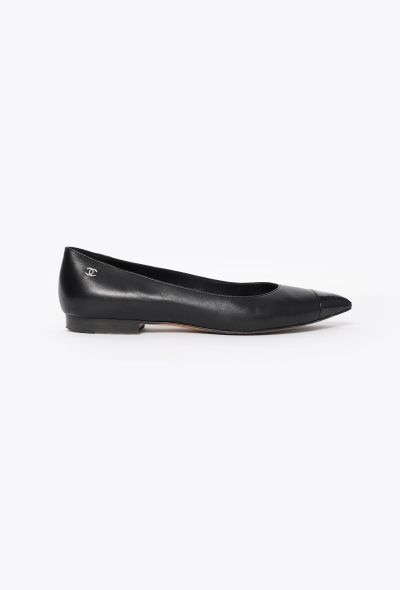 Chanel Patent Cap-Toe Flats - 1 Chanel Patent Cap-Toe Flats - 1