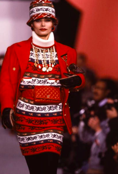                             RARE F/W 1987 Striped Knit Cardigan - 2
