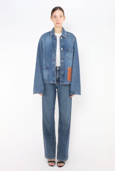 Loewe 2021 Anagram Denim Jacket - 2 Loewe 2021 Anagram Denim Jacket - 2