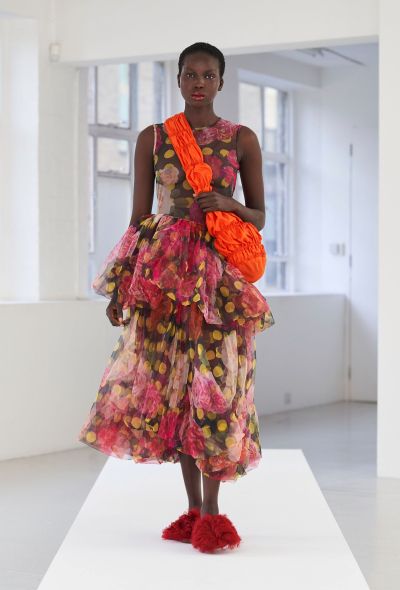 Modern Designers 2021 Molly Goddard Graphic Flared Dress - 2