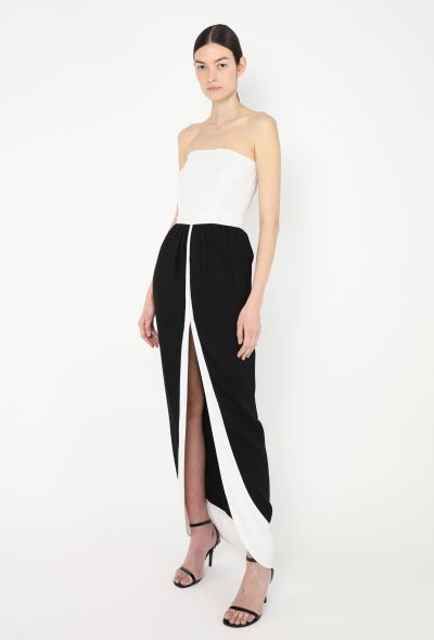 Valentino Vintage Belted Crêpe Tulip Dress - 1 Valentino Vintage Belted Crêpe Tulip Dress - 1