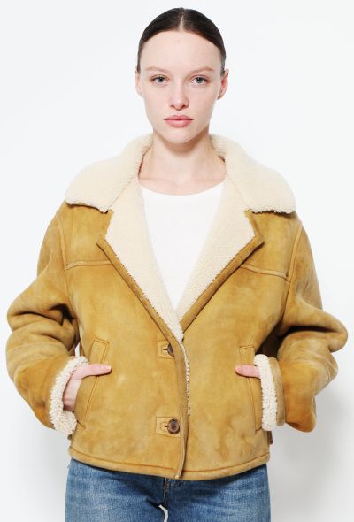                             2020 Suede Shearling Jacket - 2