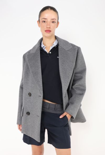 Miu Miu F/W 2023 Oversized Felted Blazer - 1 Miu Miu F/W 2023 Oversized Felted Blazer - 1