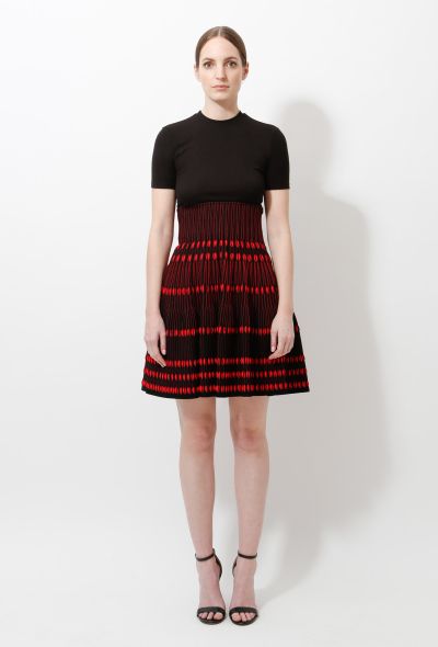                                         Graphic Flared Corset Skirt-1