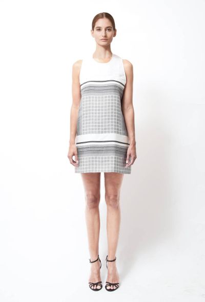                                         Geometrical Print Shift Dress-1