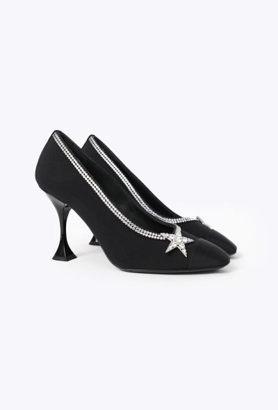 Chanel 2020 Strass Trim Star Pumps - 2