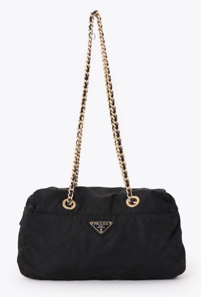 Prada 1995 Quilted Nylon Bag - 1