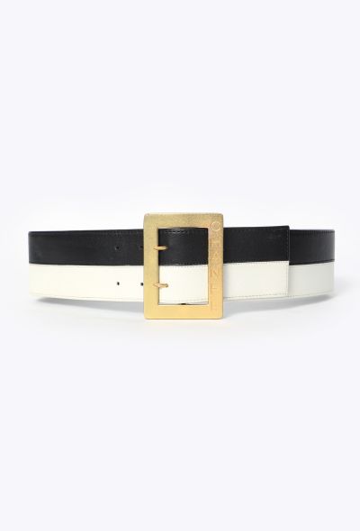 Chanel ICONIC S/S 1995 Bicolor Belt - 1