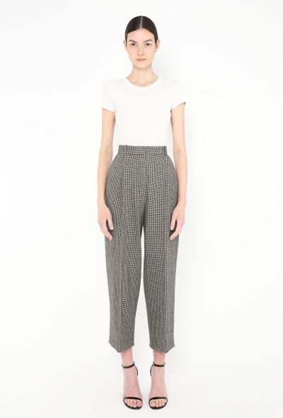 The Row Nica Houndstooth Camel Hair Trousers - 1 The Row Nica Houndstooth Camel Hair Trousers - 1