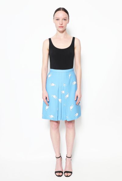 Miu Miu 2015 Cat Print Skirt - 1