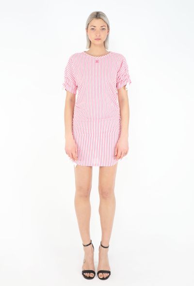 Chanel Resort 2019 'CC' Striped T-Shirt Dress - 1