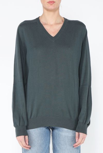 Maison Margiela 2009 Leather Elbow Patch Knit - 1