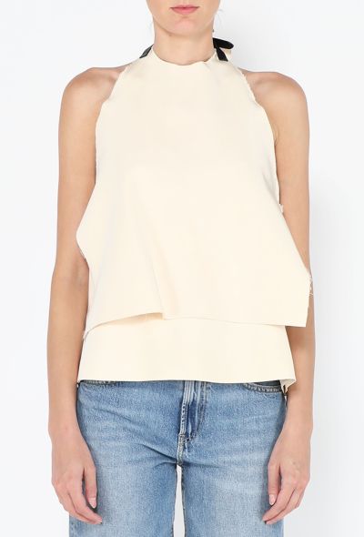 Céline S/S 2011 Leather Strap Halter Top - 1
