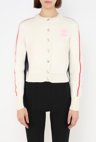Chanel 2021 'Coco Neige' Cashmere Cardigan - 1 Chanel 2021 'Coco Neige' Cashmere Cardigan - 1
