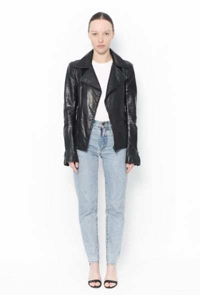 Balenciaga Lambskin Biker Jacket - 2