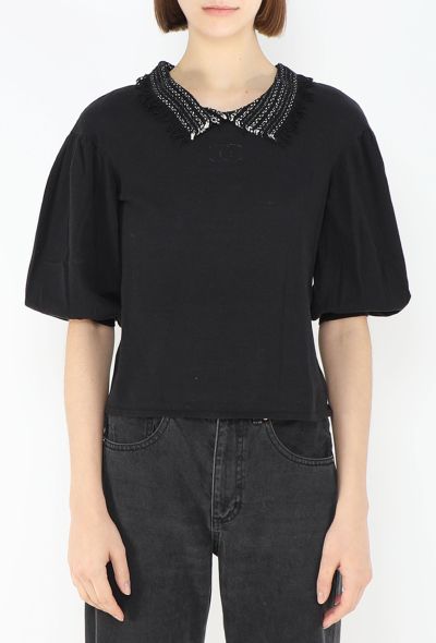 Chanel Tweed Collared 'CC' Top, 2005 - 1