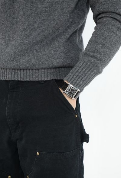 Cartier Grey Steel Tank MC Automatic Watch - 2