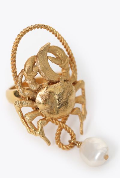 Givenchy Pearl Drop Zodiac Ring - 2