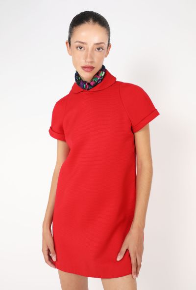 Gianni Versace 1991 Silk Scarf Mod Dress - 1 Gianni Versace 1991 Silk Scarf Mod Dress - 1