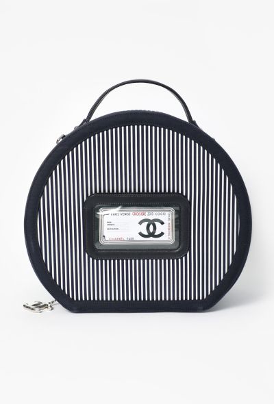 Chanel COLLECTOR Resort 2010 Rialto Striped Hat Box - 1