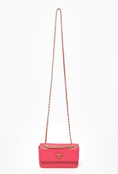 Prada Saffiano Mini Flap Bag - 1 Prada Saffiano Mini Flap Bag - 1